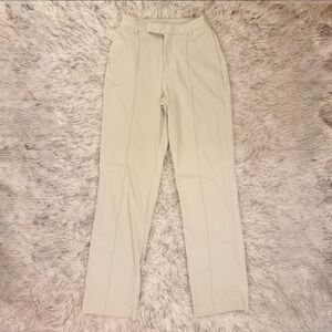 Lululemon lab Womens Stretch Woven Trouser - Nano Check Antique White Bamboo